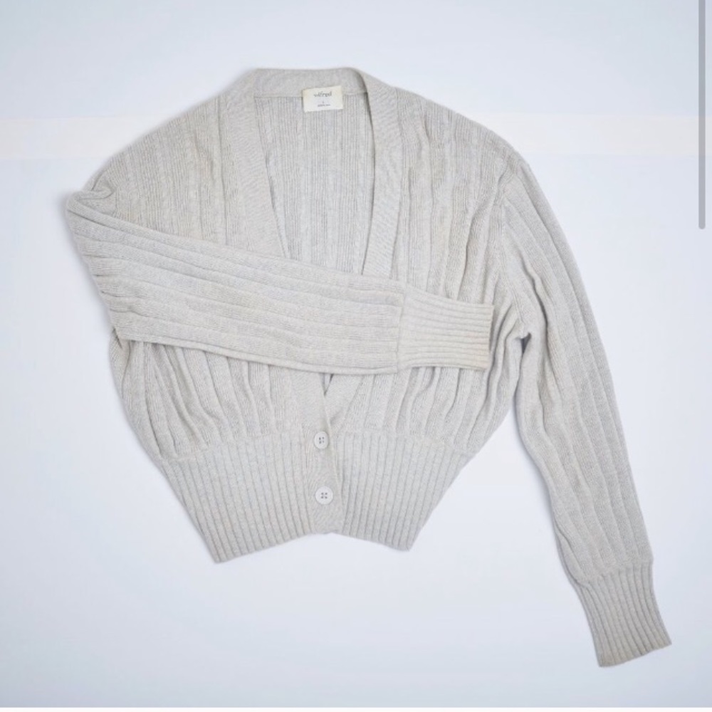 Aritzia grey Thais cardigan